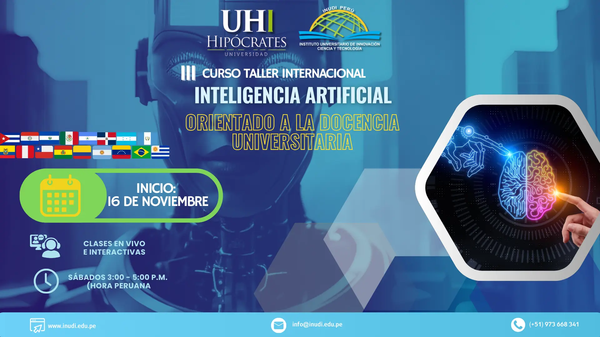 banner del curso en pantalla pequeña